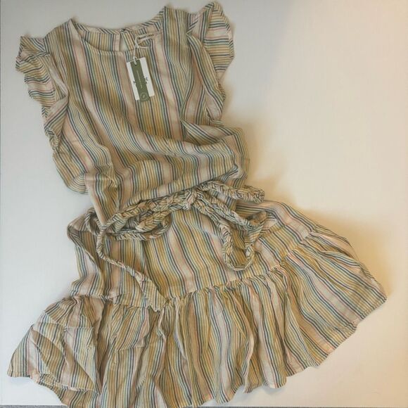 $128 Marine Layer Laney Mini Dress Beachy Stripe S m6 - Picture 4 of 7